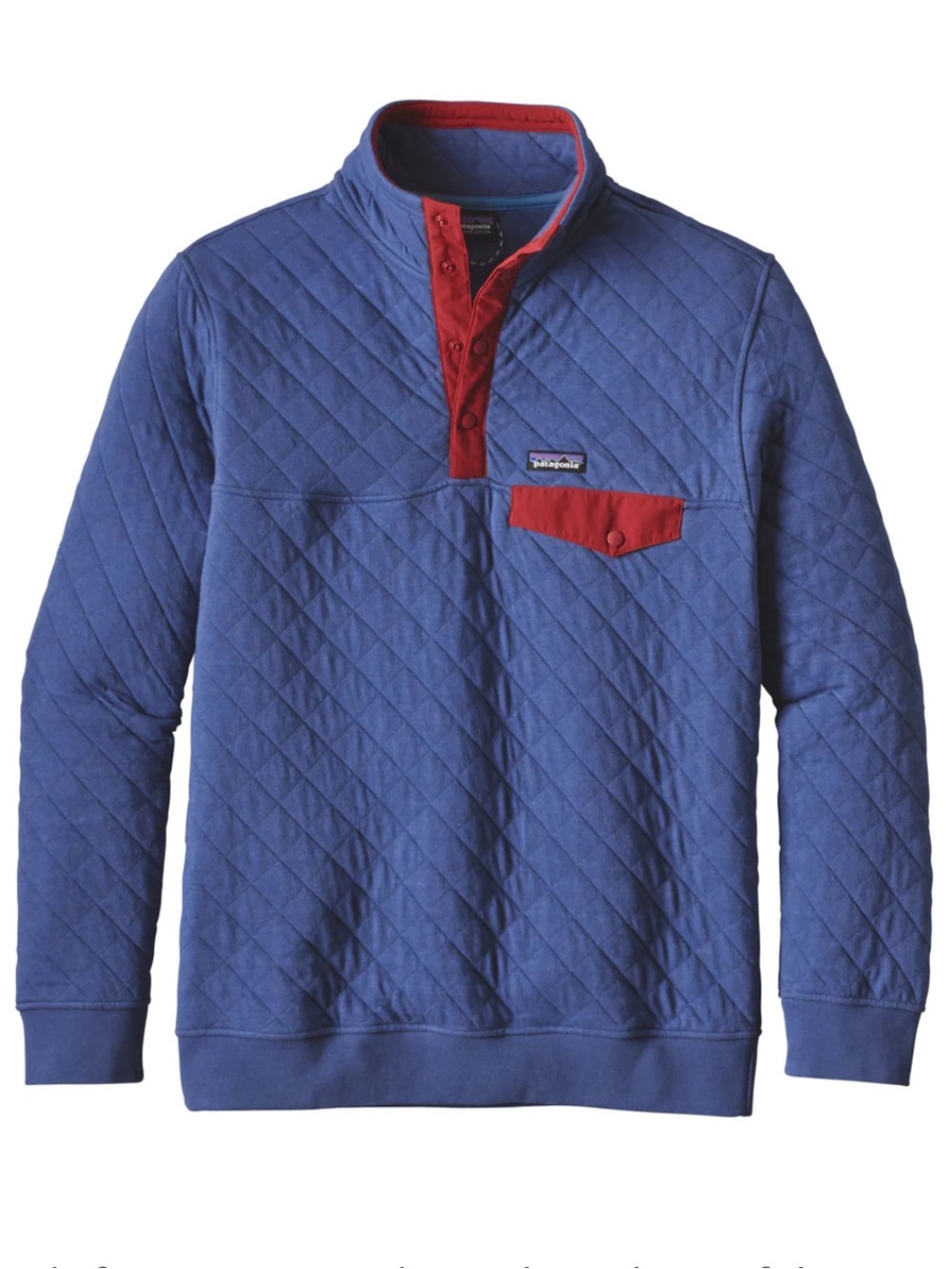 ✨BNWOT - Patagonia Men's Organic Cotton Quilt Pullover - Harvest Moon Blue - XL✨